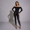 Pantaloni dama negri cu insertii metalice Hit