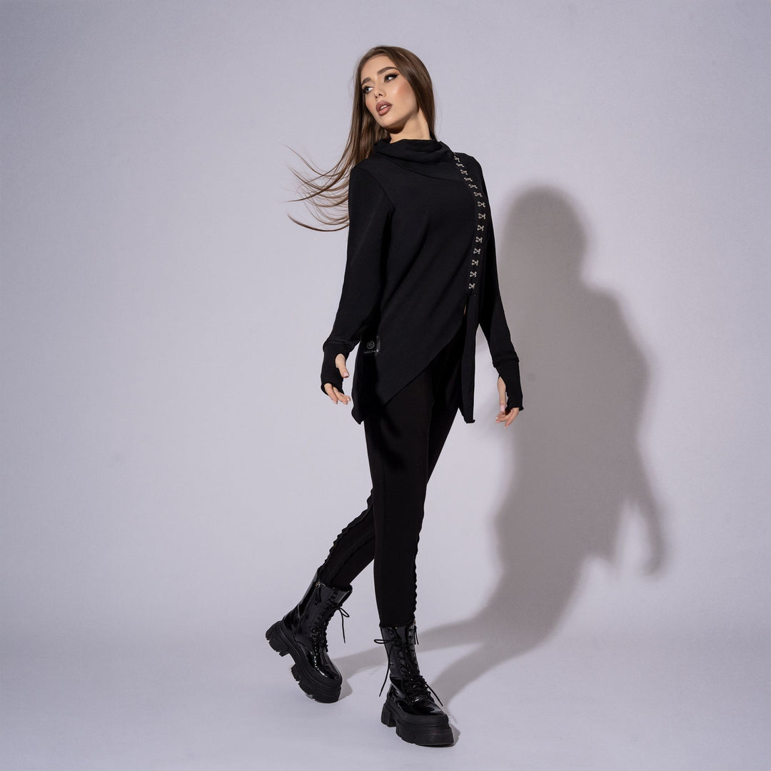 Carolina D: Trening dama negru din bumbac