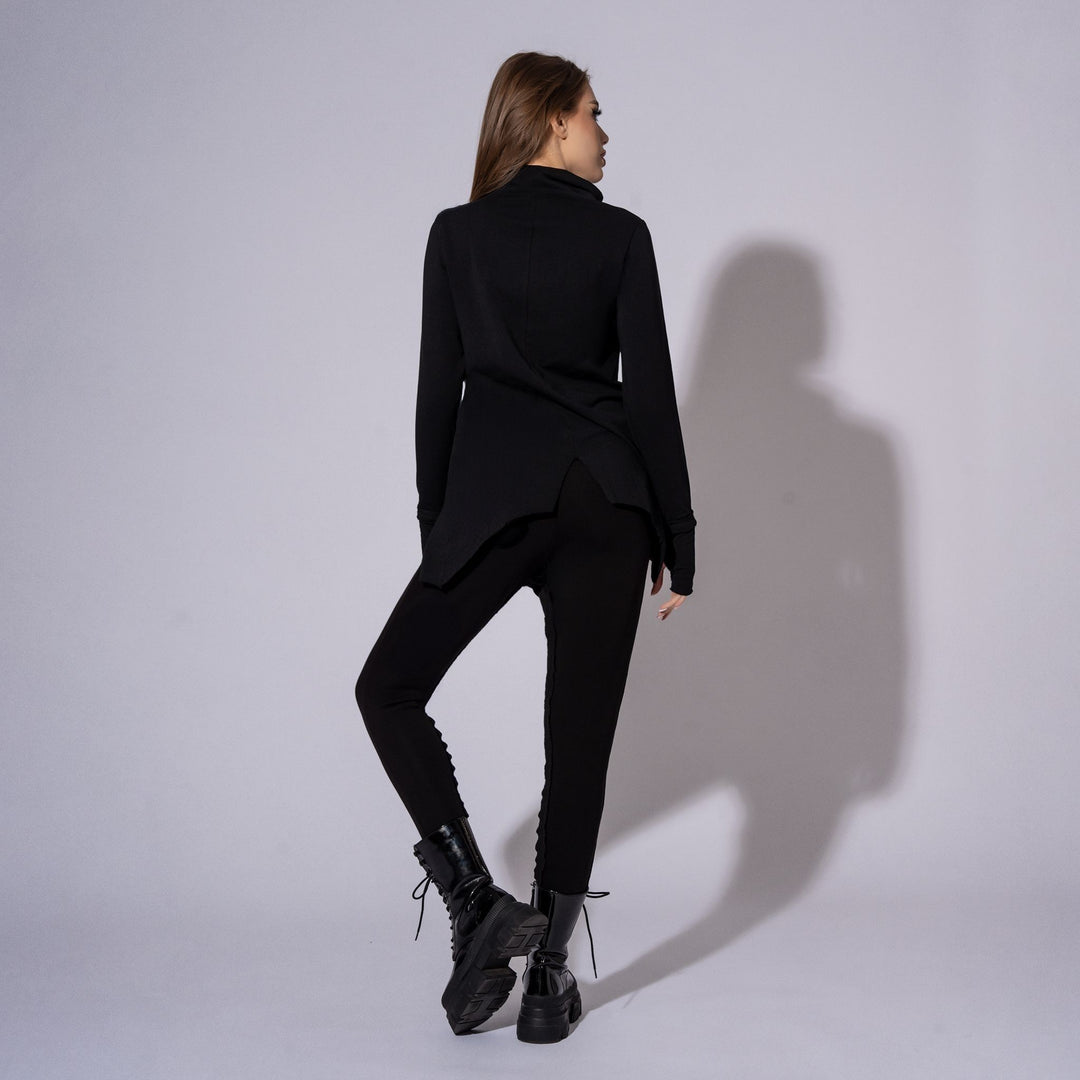 Carolina D: Trening dama negru din bumbac