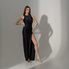 Carolina D: Rochie lunga din lycra premium cu fermoar metalic lateral