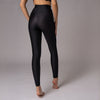 Carolina D: Colanti modelatori negri lungi cu talie inalta din lycra premium