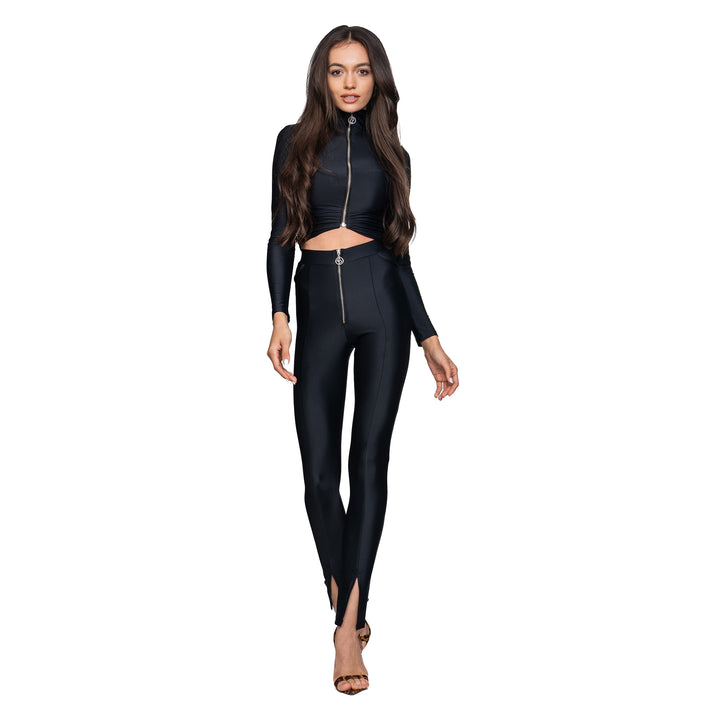 Pantaloni tip pana, eleganti din lycra Endless