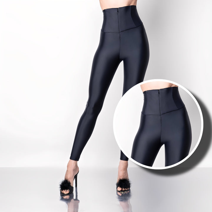 Colanti cu corset modelator in talie Sculpture