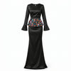 Brâu Peplum talie Detașabil cu Paiete Multicolore – Accesoriu de Designer CarolinaD