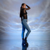 Blugi dama sport albastri