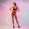 Chiloti modelatori din lycra cu talie inalta maro