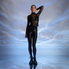 Helanca neagra dama transparenta