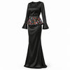 Brâu Peplum talie Detașabil cu Paiete Multicolore – Accesoriu de Designer CarolinaD