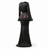 Brâu Peplum talie Detașabil cu Paiete Multicolore – Accesoriu de Designer CarolinaD