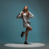 Tricou oversized  long line boyfriend 