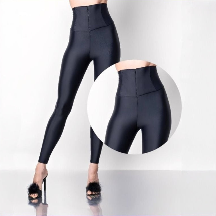 Colanti cu corset modelator in talie Sculpture