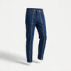 Blugi dama cu fermoare pe picioare No6 Dark Blue