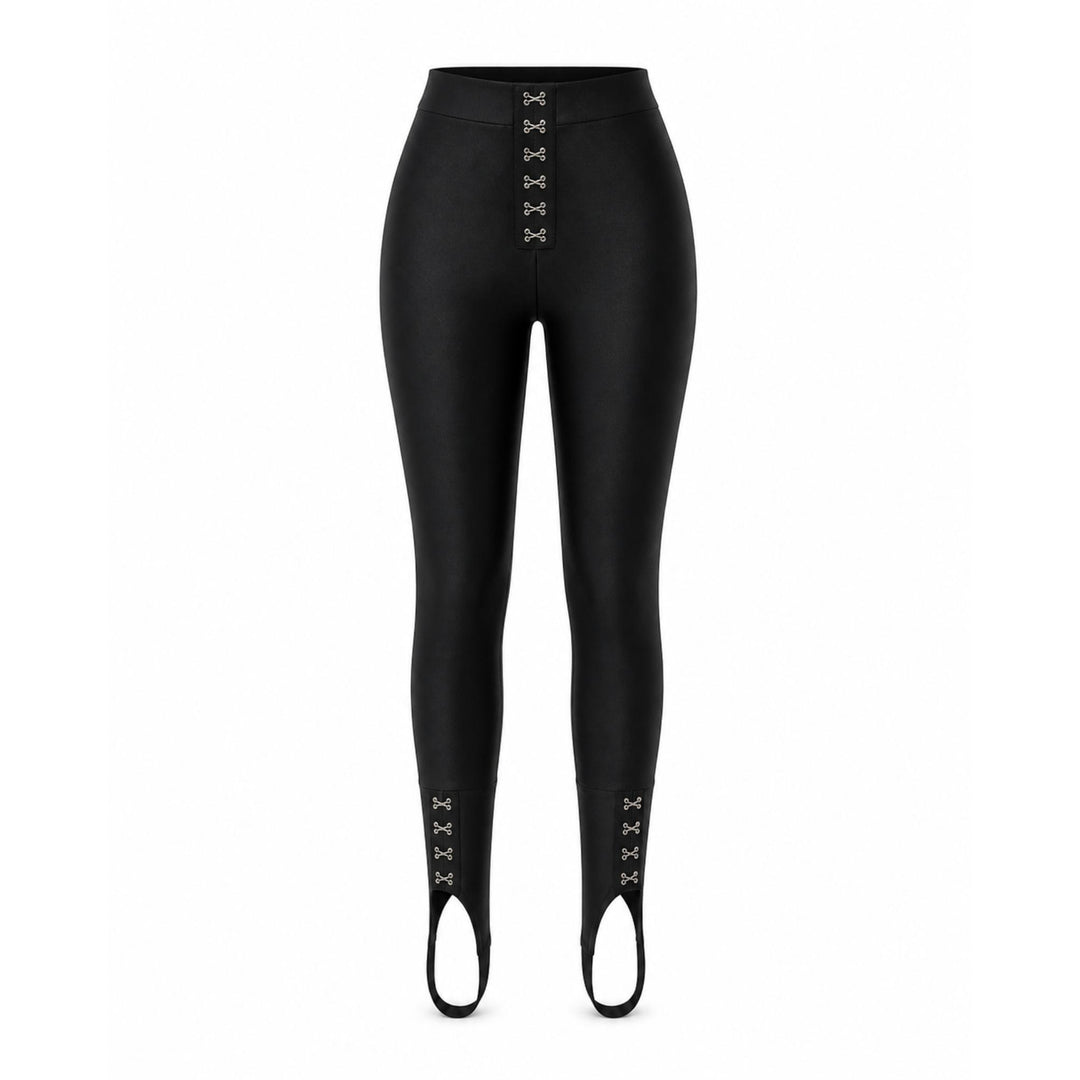 Pantaloni modelatori cu elastic sub talpa si copci metalice Muse