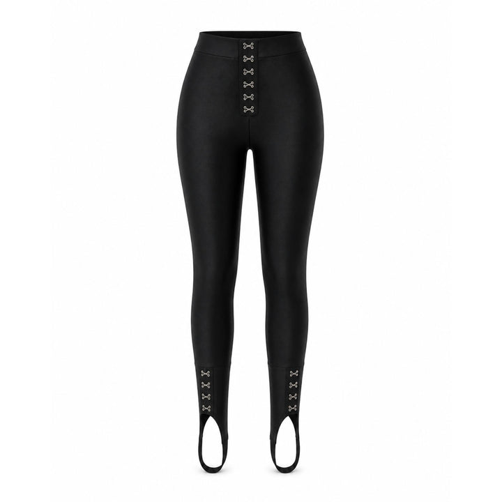 Pantaloni modelatori cu elastic sub talpa si copci metalice Muse