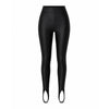 colanți negri cu talie înaltă și elastic sub talpă, din Lycra Premium cu efect modelator și finisaj ușor lucios.