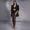 Colanti din dantela cu efect de alungire conceputi pentru incaltaminte cu toc inalt Foxy Lace