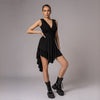 Carolina D: Rochie neagra scurta asimetrica Love Potion