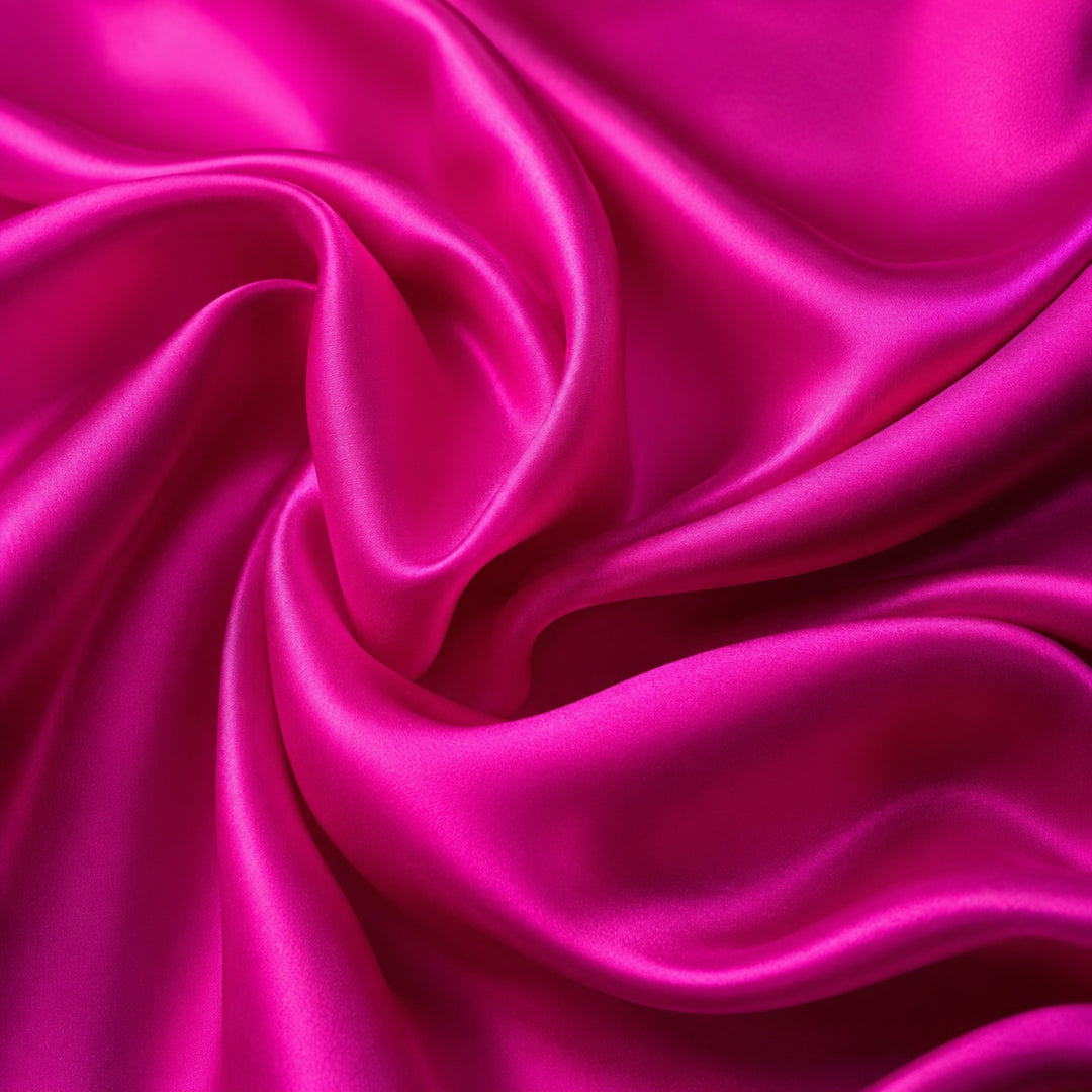 REDUCERE LIMITATA! Rochie furou fucsia din mătase vegetală