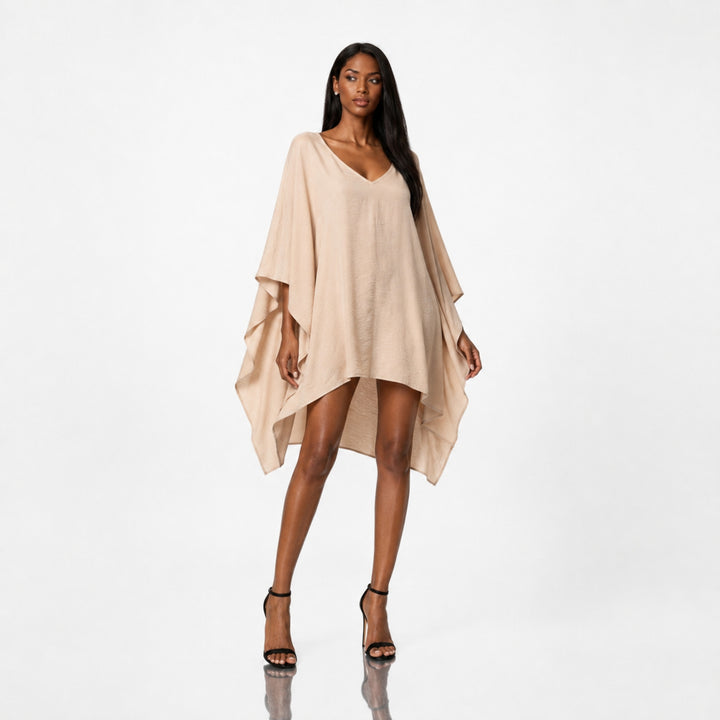 Rochie Vaporoasă Stil Fluture din 100% Material Natural