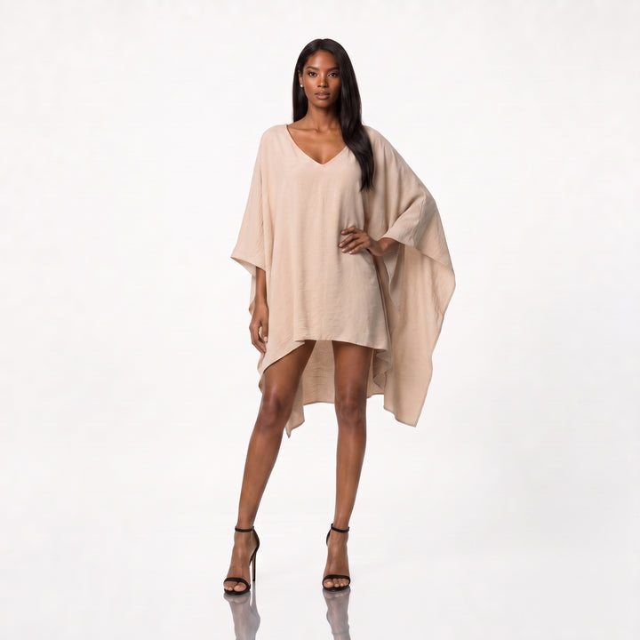 Rochie Vaporoasă Stil Fluture din 100% Material Natural