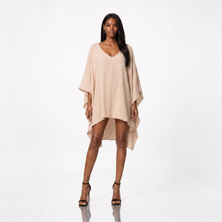 Rochie Vaporoasă Stil Fluture din 100% Material Natural