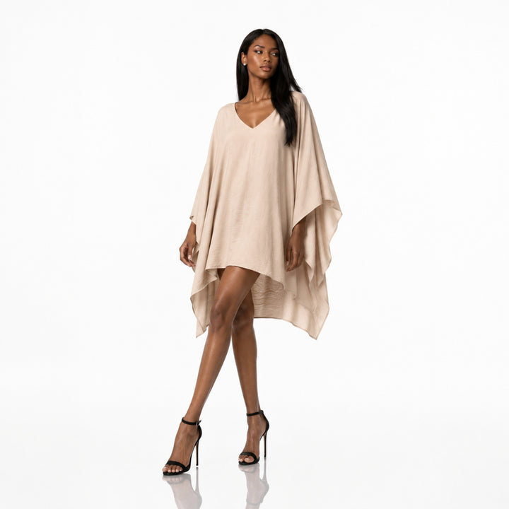 Rochie Vaporoasă Stil Fluture din 100% Material Natural