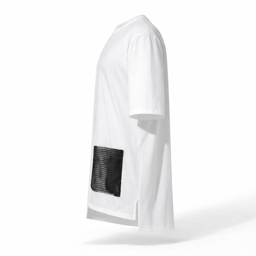Tricou oversized  long line boyfriend CarolinaD X Asimetrix Unisex