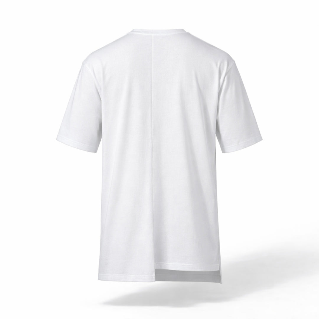 Tricou oversized  long line boyfriend CarolinaD X Asimetrix Unisex