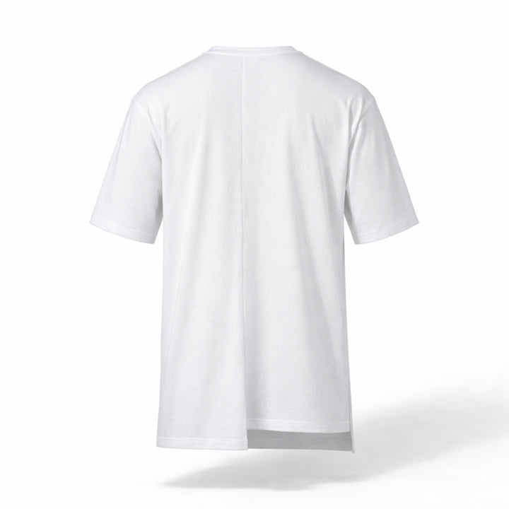 Tricou oversized  long line boyfriend CarolinaD X Asimetrix Unisex