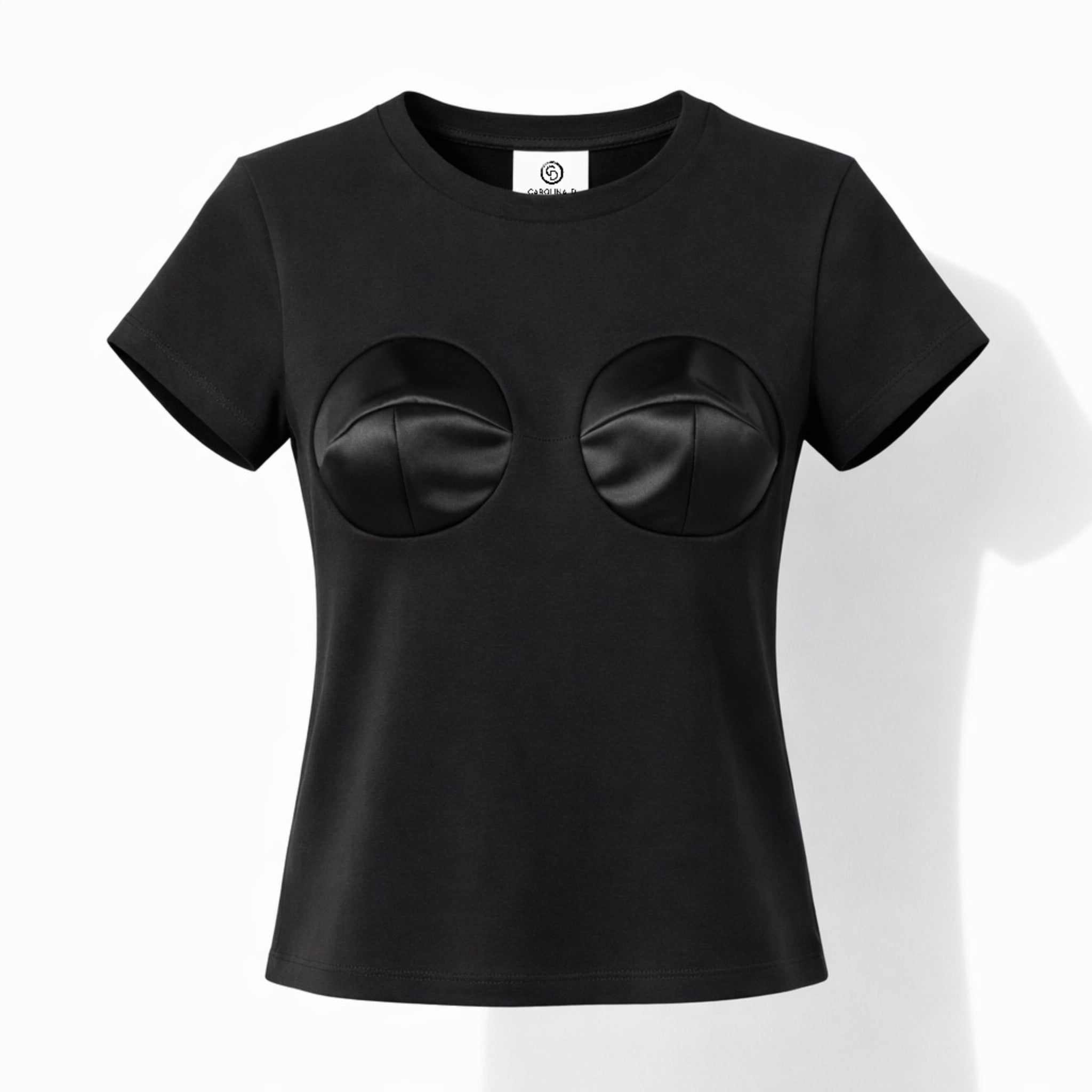 T Shirt No31 tricou cu cupe din tafta