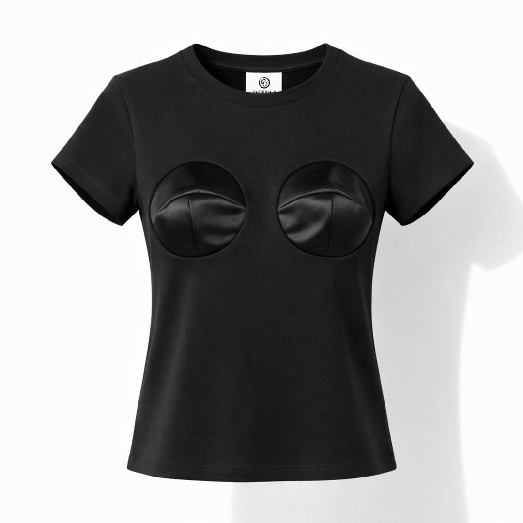 T Shirt No31 tricou cu cupe din tafta