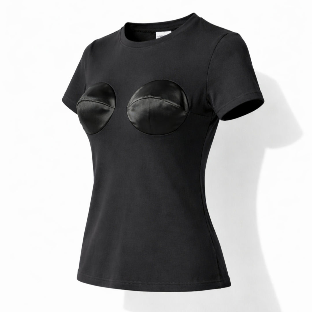 T Shirt No31 tricou cu cupe din tafta