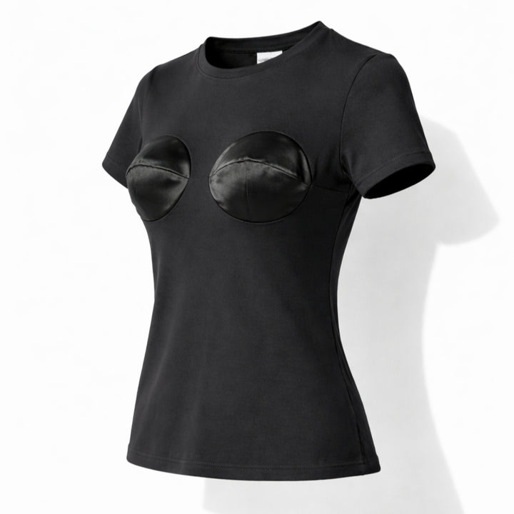 T Shirt No31 tricou cu cupe din tafta