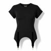 Tricou dama negru cu portjartiere N⁰20