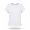 Tricou dama alb cu inima decupata pe spate New Romance