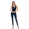 salopeta modelatoare din lycra cu corset din latex