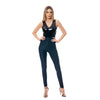 salopeta modelatoare din lycra cu corset din latex