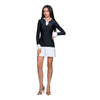 rochie scurta din lycra cu volane din poplin