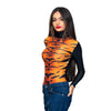 helanca dama printata modelatoare print tigru