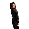 treninguri dama, set trening dama negru din catifea