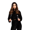 treninguri dama, set trening dama negru din catifea