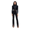 Carolina D: Bustiera din lycra premium cu copci metalice